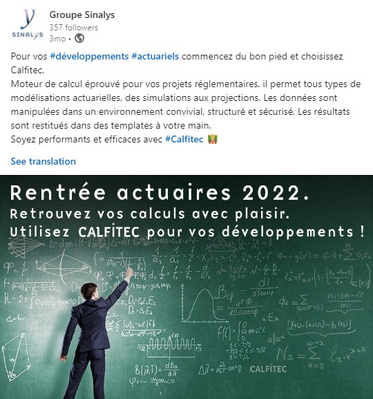 Rentrée actuaires 2022